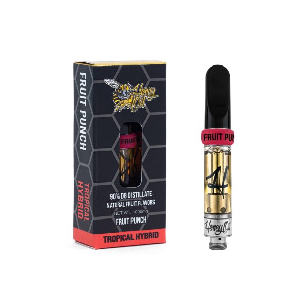 1000mg Fruit Punch D8 Vape Cartridge – Tropical