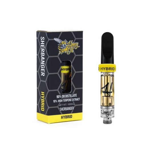 1000mg Sherbanger D8 Vape Cartridge – Hybrid