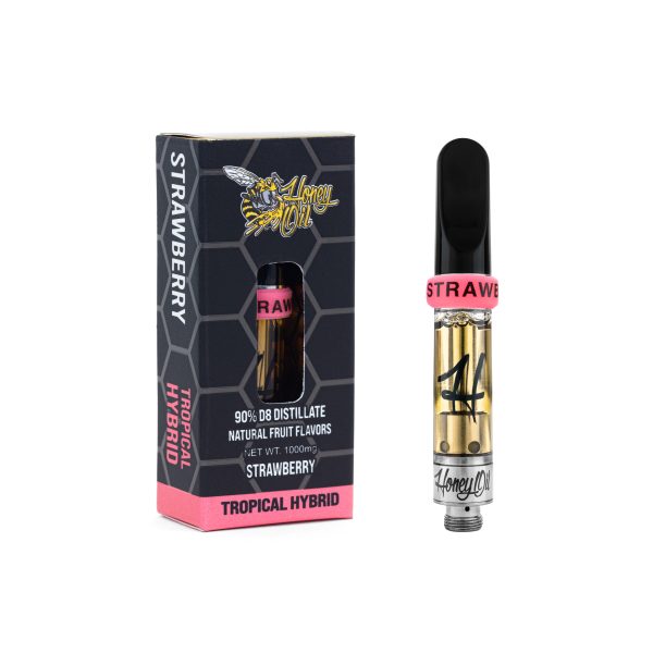 1000mg Strawberry D8 Vape Cartridge – Tropical